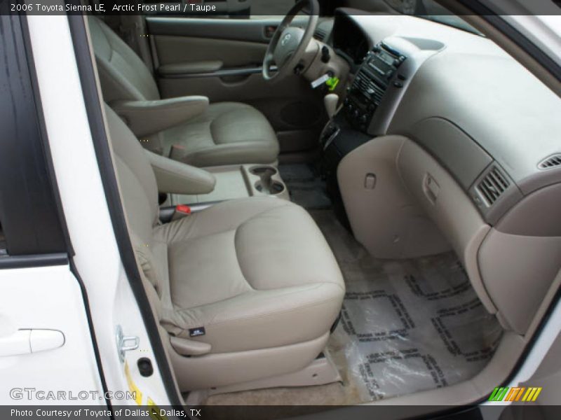 Arctic Frost Pearl / Taupe 2006 Toyota Sienna LE