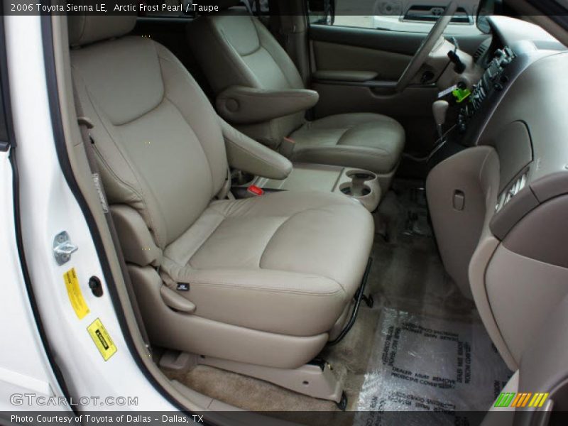 Arctic Frost Pearl / Taupe 2006 Toyota Sienna LE