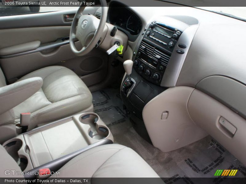 Arctic Frost Pearl / Taupe 2006 Toyota Sienna LE