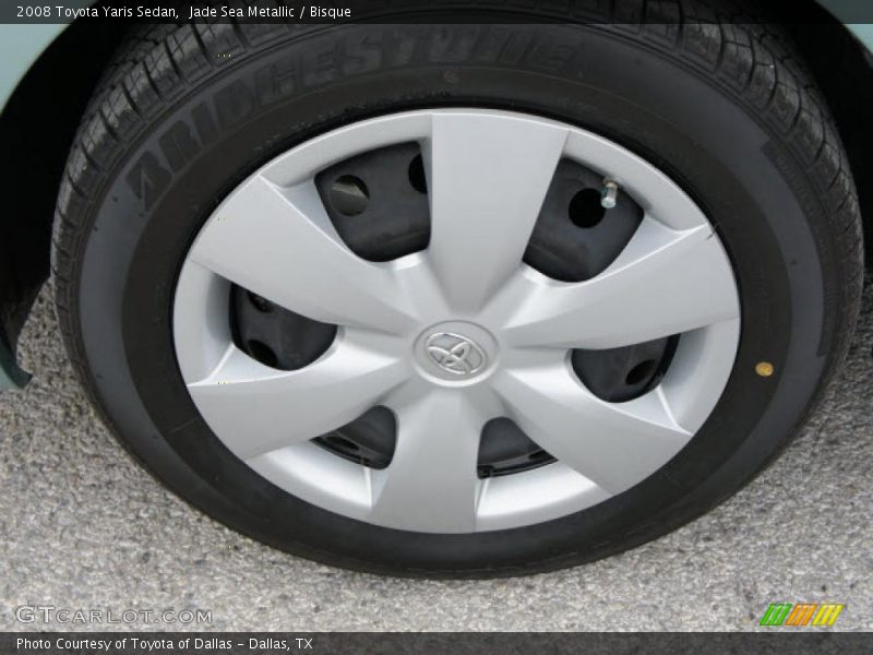 Jade Sea Metallic / Bisque 2008 Toyota Yaris Sedan