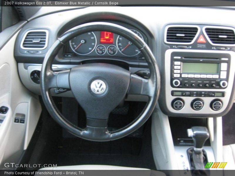 Eismeer Blue Metallic / Cornsilk Beige 2007 Volkswagen Eos 2.0T