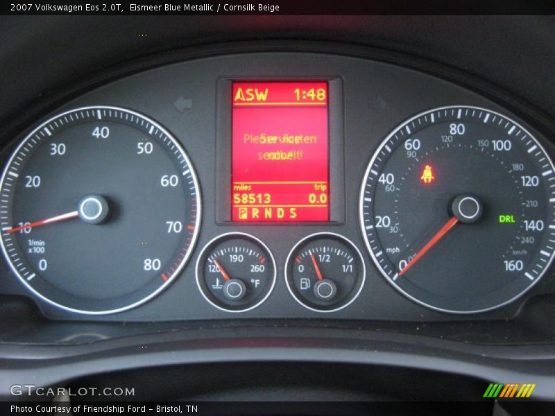  2007 Eos 2.0T 2.0T Gauges