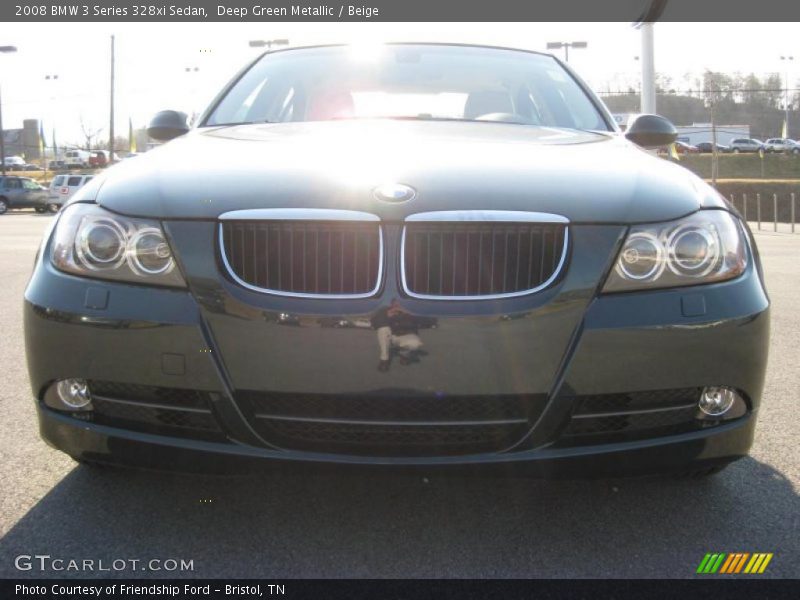 Deep Green Metallic / Beige 2008 BMW 3 Series 328xi Sedan