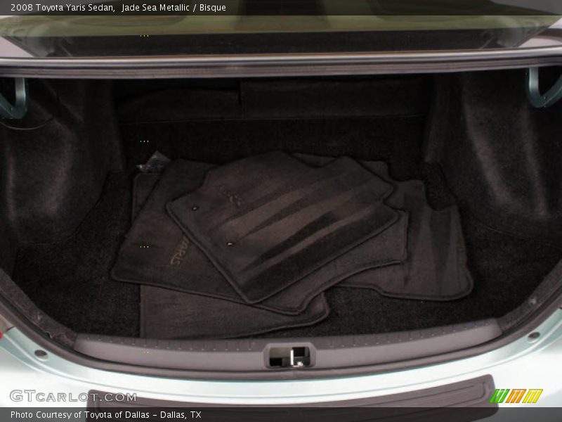 Jade Sea Metallic / Bisque 2008 Toyota Yaris Sedan