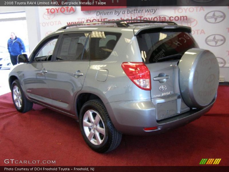 Everglade Metallic / Taupe 2008 Toyota RAV4 Limited 4WD