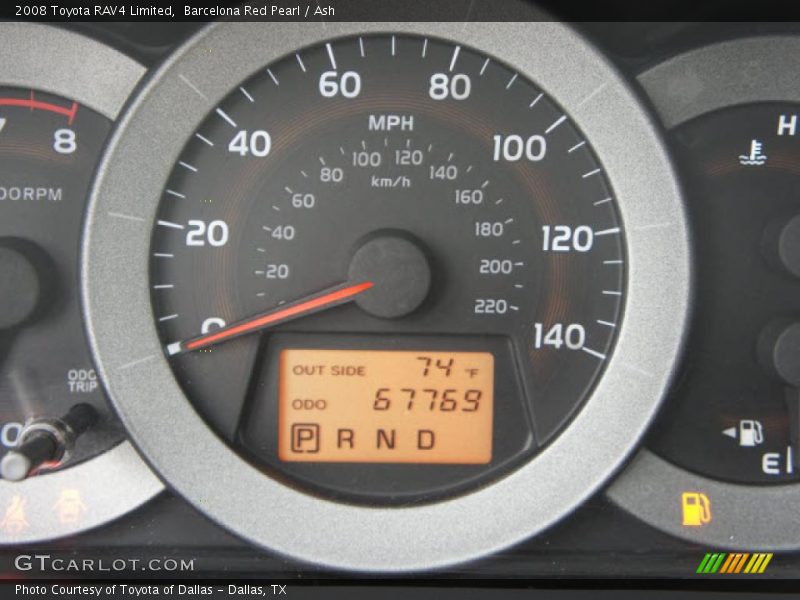 Barcelona Red Pearl / Ash 2008 Toyota RAV4 Limited