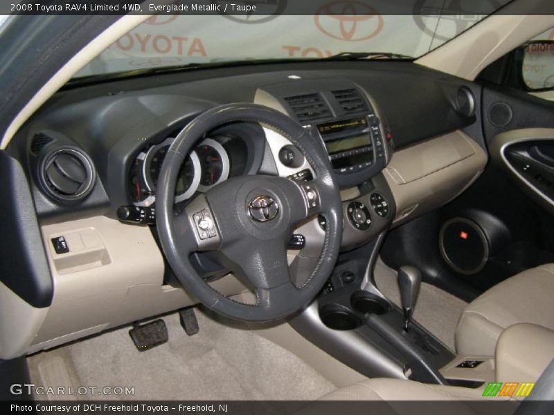 Everglade Metallic / Taupe 2008 Toyota RAV4 Limited 4WD