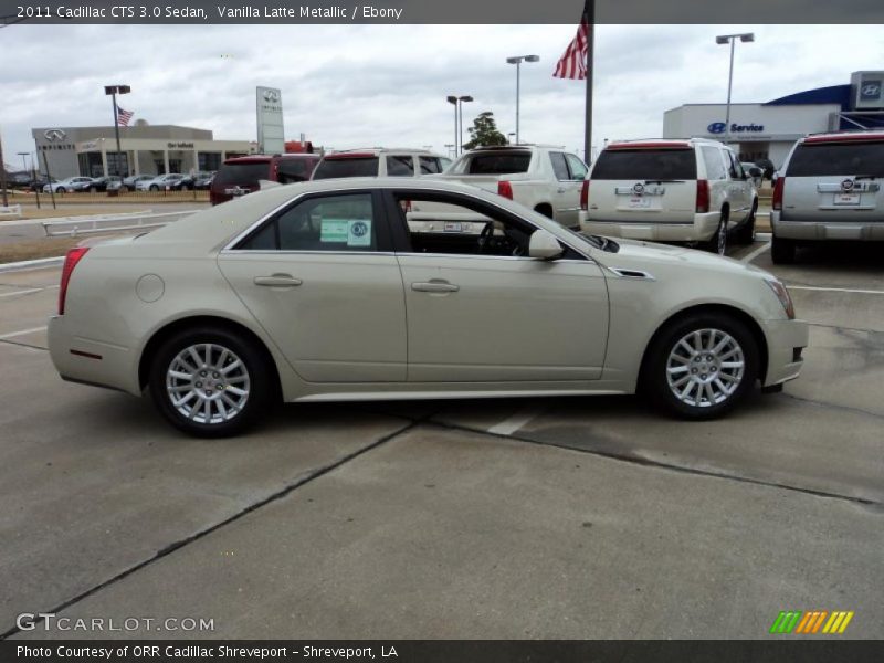 Vanilla Latte Metallic / Ebony 2011 Cadillac CTS 3.0 Sedan