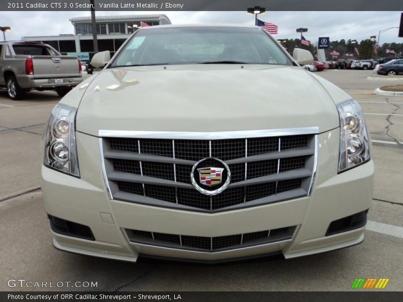 Vanilla Latte Metallic / Ebony 2011 Cadillac CTS 3.0 Sedan