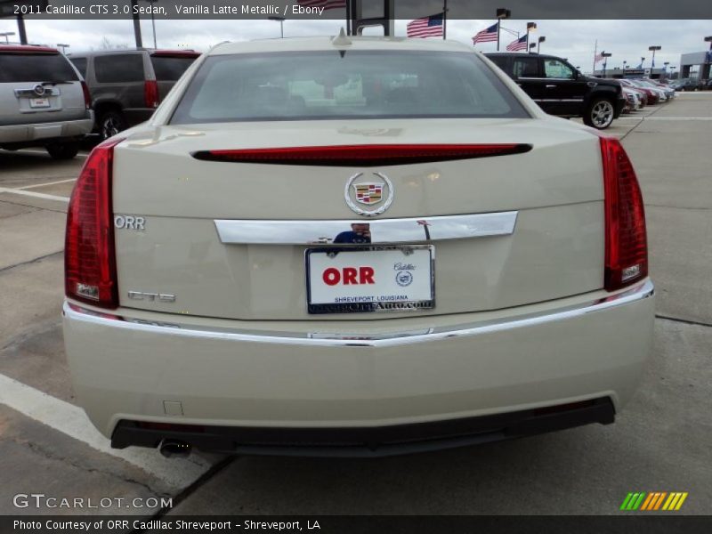 Vanilla Latte Metallic / Ebony 2011 Cadillac CTS 3.0 Sedan