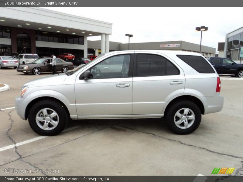 Bright Silver / Gray 2008 Kia Sorento LX