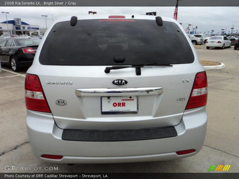 Bright Silver / Gray 2008 Kia Sorento LX