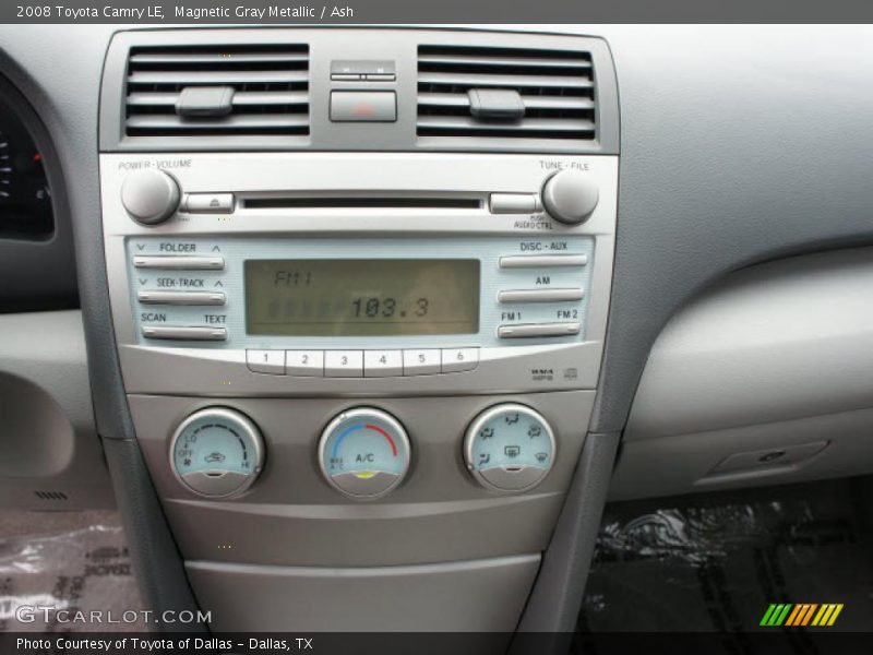 Magnetic Gray Metallic / Ash 2008 Toyota Camry LE