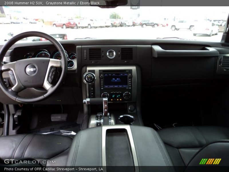 Graystone Metallic / Ebony Black 2008 Hummer H2 SUV