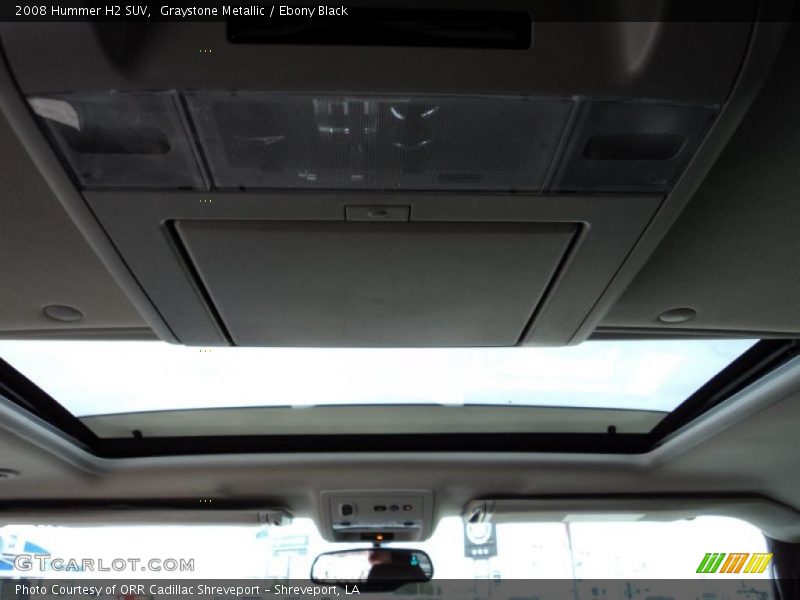 Graystone Metallic / Ebony Black 2008 Hummer H2 SUV