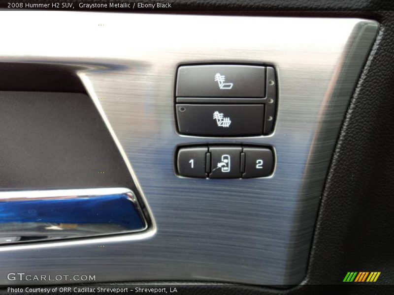 Graystone Metallic / Ebony Black 2008 Hummer H2 SUV