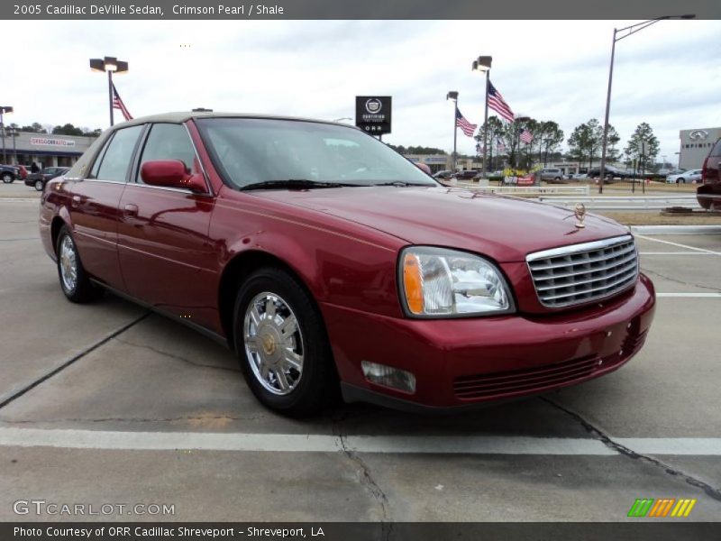 Crimson Pearl / Shale 2005 Cadillac DeVille Sedan
