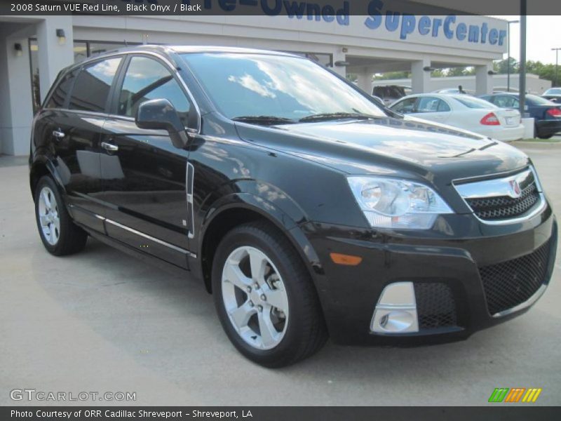 Black Onyx / Black 2008 Saturn VUE Red Line