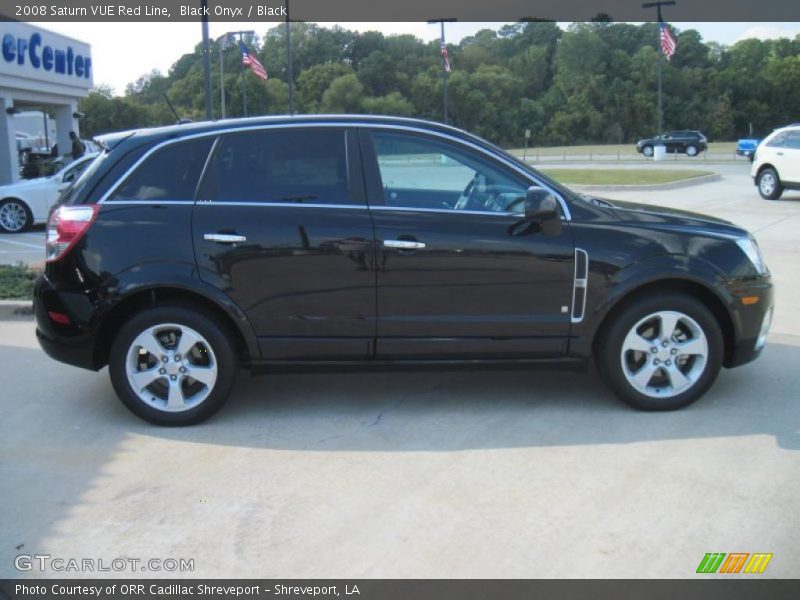 Black Onyx / Black 2008 Saturn VUE Red Line