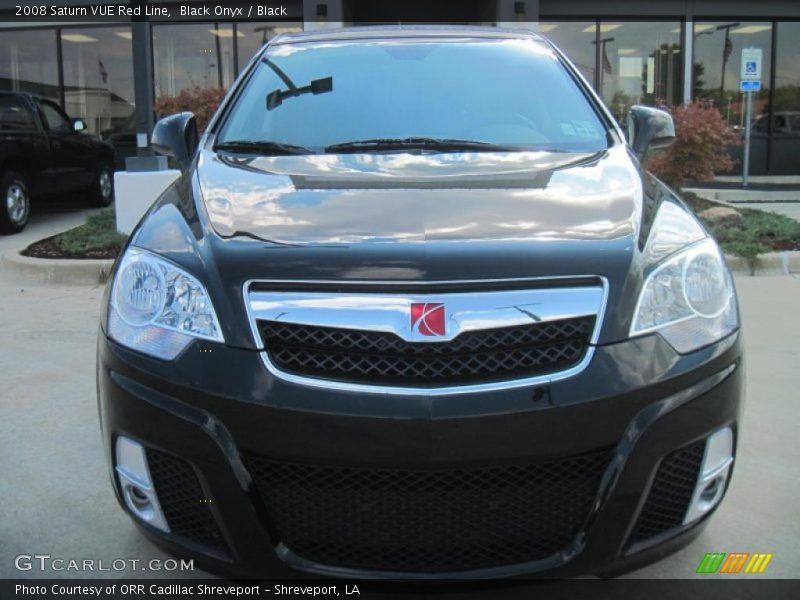 Black Onyx / Black 2008 Saturn VUE Red Line