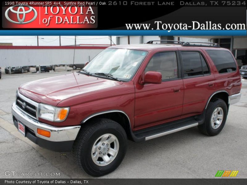 Sunfire Red Pearl / Oak 1998 Toyota 4Runner SR5 4x4