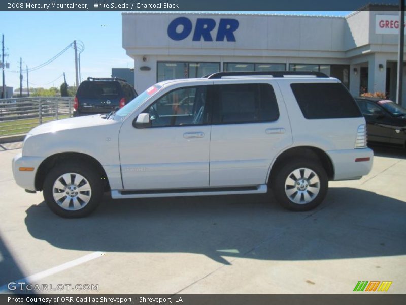 White Suede / Charcoal Black 2008 Mercury Mountaineer