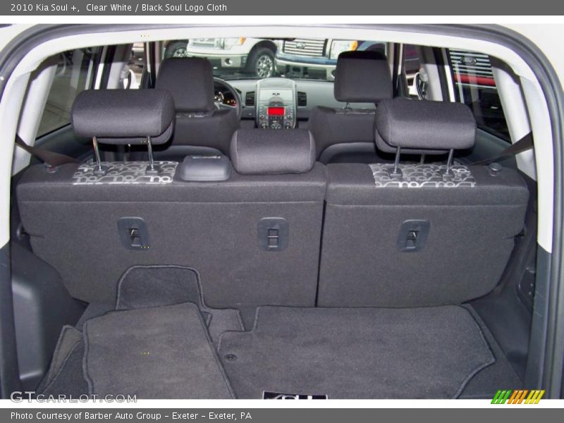 Clear White / Black Soul Logo Cloth 2010 Kia Soul +