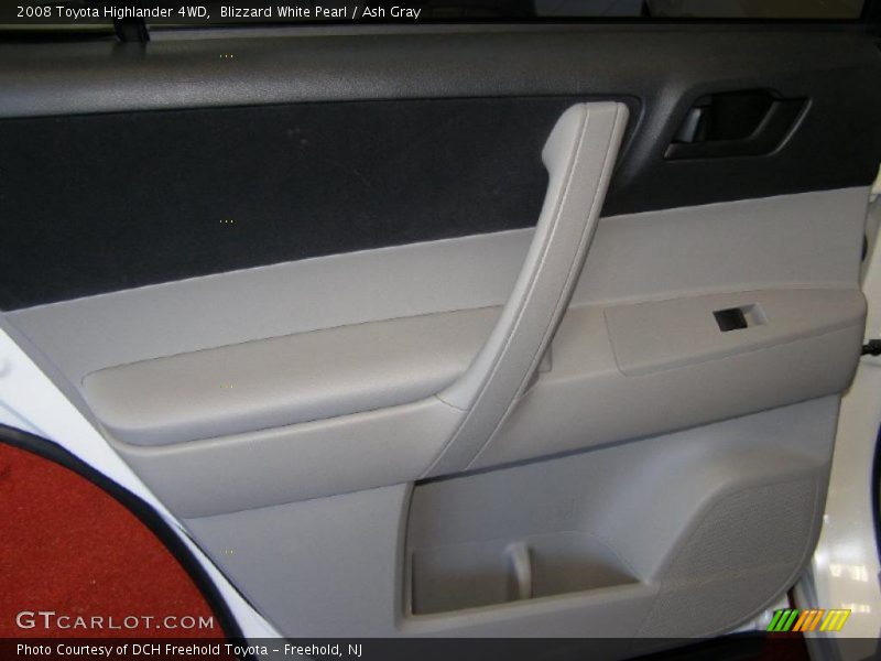 Blizzard White Pearl / Ash Gray 2008 Toyota Highlander 4WD