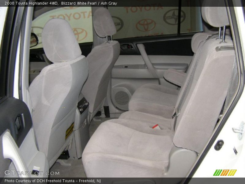 Blizzard White Pearl / Ash Gray 2008 Toyota Highlander 4WD