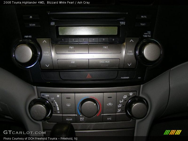 Blizzard White Pearl / Ash Gray 2008 Toyota Highlander 4WD