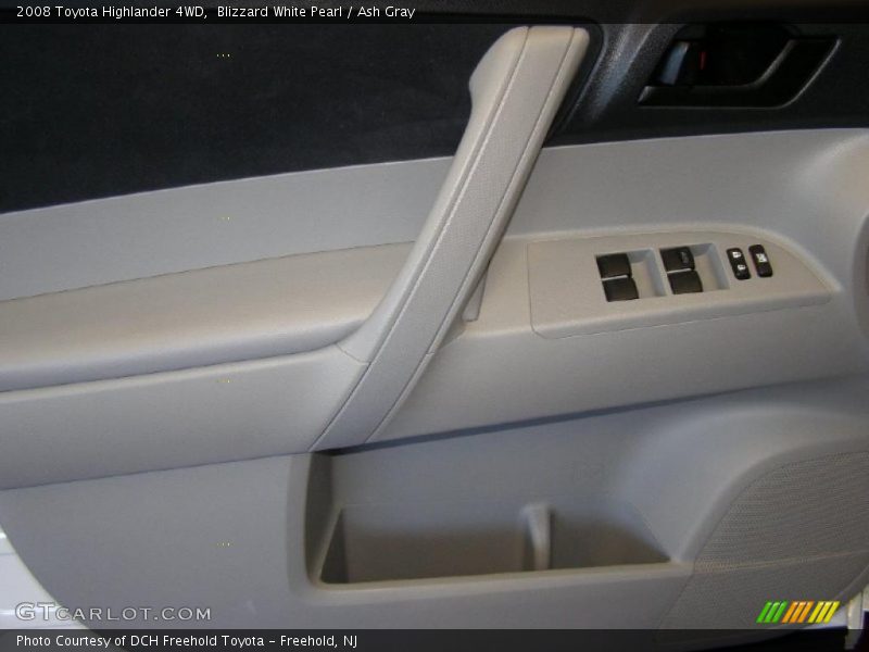Blizzard White Pearl / Ash Gray 2008 Toyota Highlander 4WD