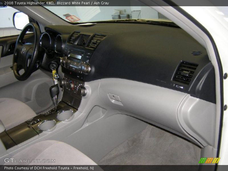 Blizzard White Pearl / Ash Gray 2008 Toyota Highlander 4WD