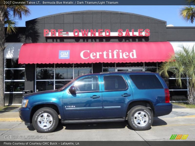 Bermuda Blue Metallic / Dark Titanium/Light Titanium 2007 Chevrolet Tahoe LT