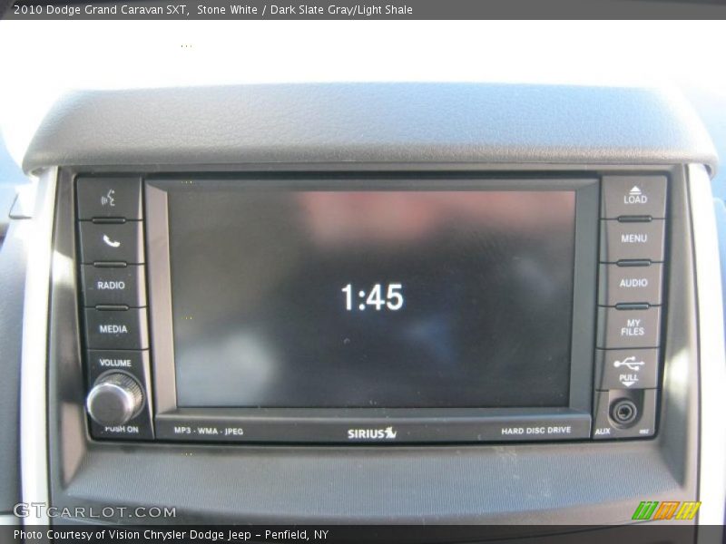 Stone White / Dark Slate Gray/Light Shale 2010 Dodge Grand Caravan SXT