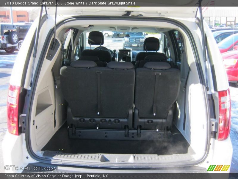 Stone White / Dark Slate Gray/Light Shale 2010 Dodge Grand Caravan SXT