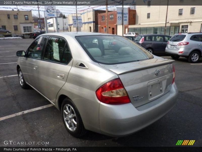 Silver Strata Metallic / Amethyst 2003 Toyota Prius Hybrid