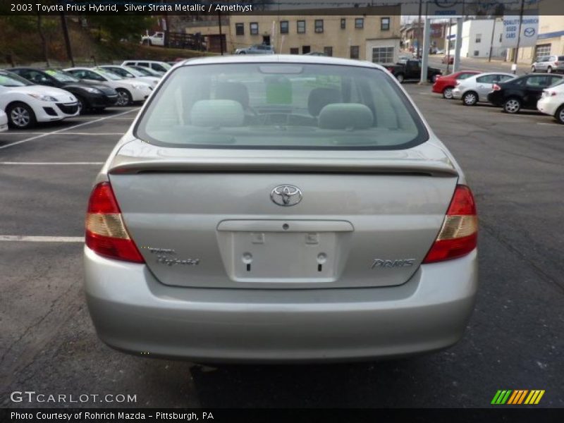 Silver Strata Metallic / Amethyst 2003 Toyota Prius Hybrid