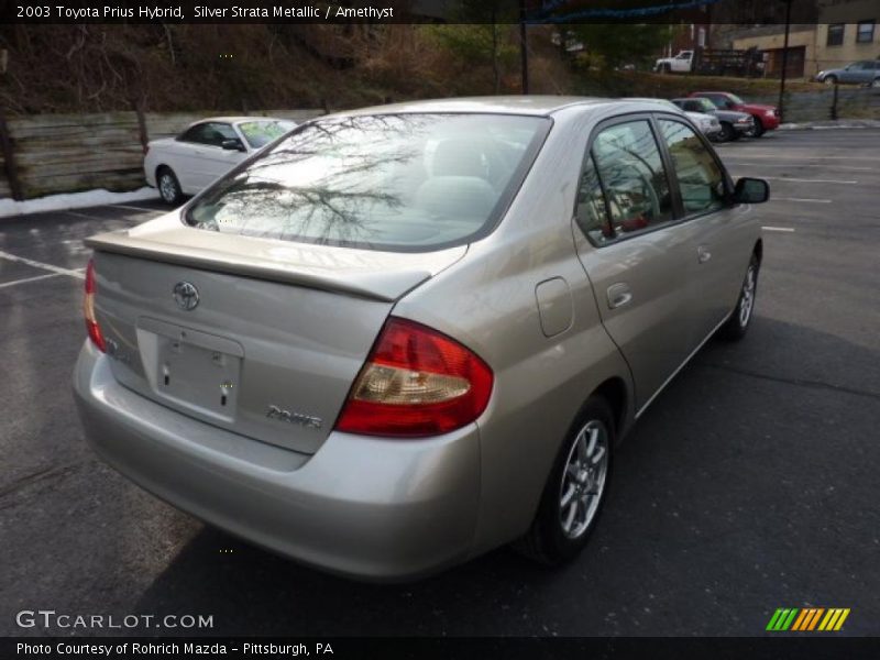 Silver Strata Metallic / Amethyst 2003 Toyota Prius Hybrid