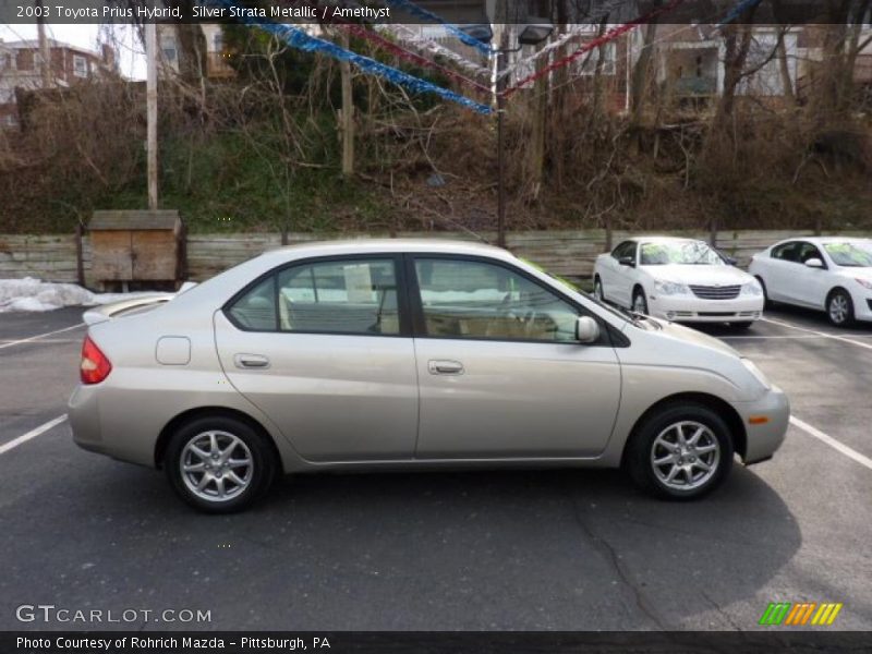 Silver Strata Metallic / Amethyst 2003 Toyota Prius Hybrid