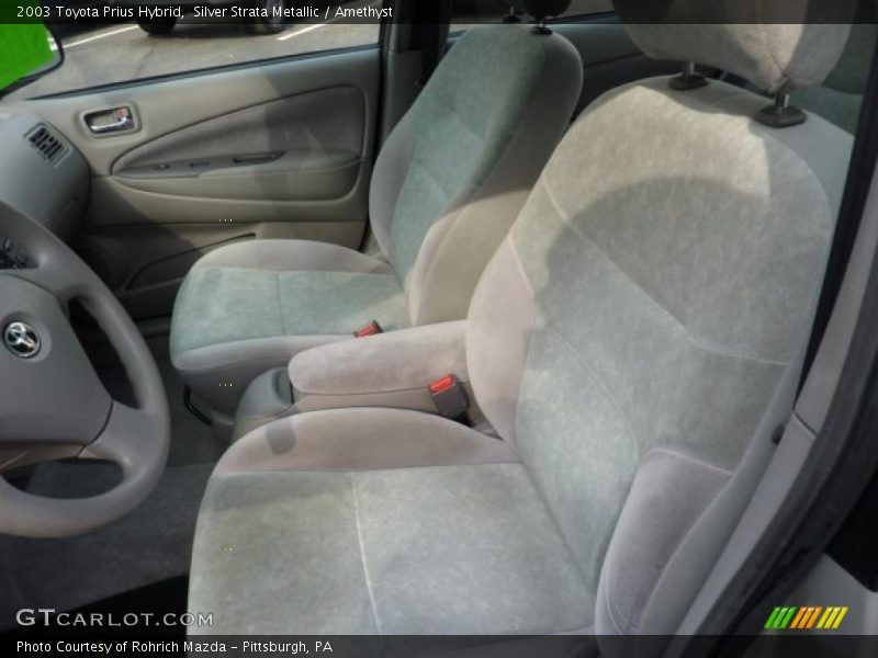 Silver Strata Metallic / Amethyst 2003 Toyota Prius Hybrid