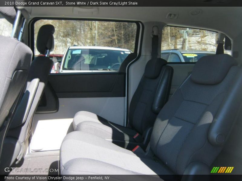 Stone White / Dark Slate Gray/Light Shale 2010 Dodge Grand Caravan SXT