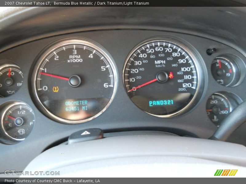Bermuda Blue Metallic / Dark Titanium/Light Titanium 2007 Chevrolet Tahoe LT