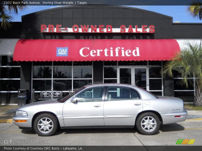 Sterling Silver Metallic / Taupe 2002 Buick Park Avenue