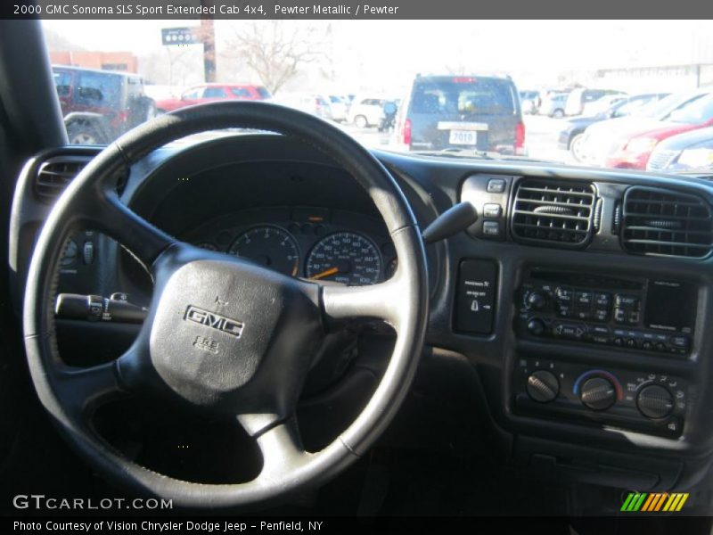 Pewter Metallic / Pewter 2000 GMC Sonoma SLS Sport Extended Cab 4x4