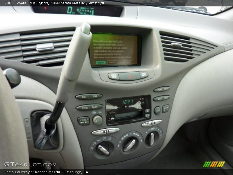 Silver Strata Metallic / Amethyst 2003 Toyota Prius Hybrid