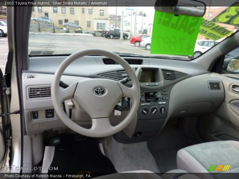 Silver Strata Metallic / Amethyst 2003 Toyota Prius Hybrid