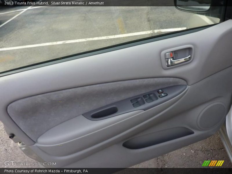 Silver Strata Metallic / Amethyst 2003 Toyota Prius Hybrid