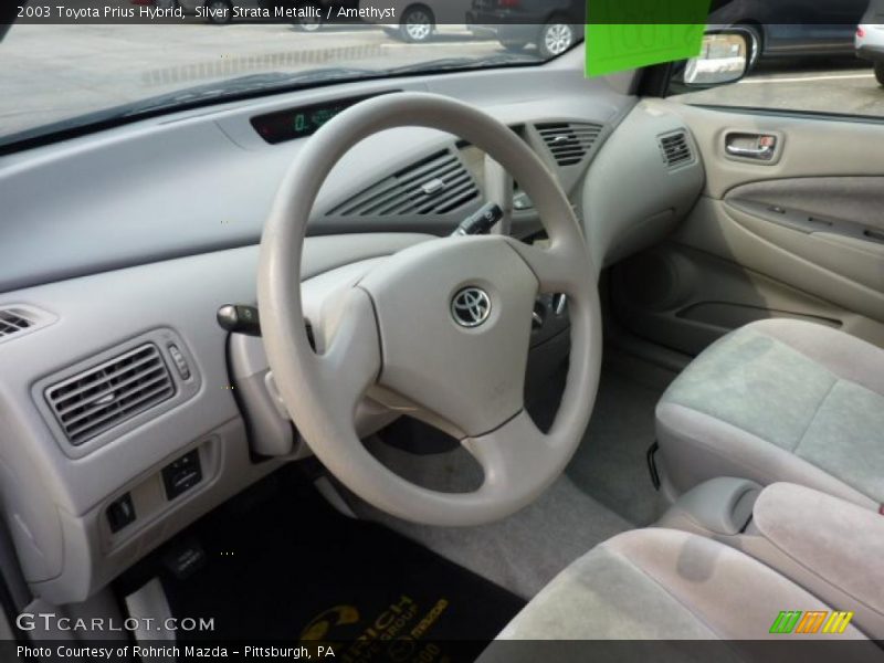 Silver Strata Metallic / Amethyst 2003 Toyota Prius Hybrid