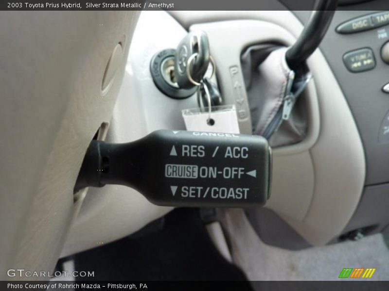 Silver Strata Metallic / Amethyst 2003 Toyota Prius Hybrid