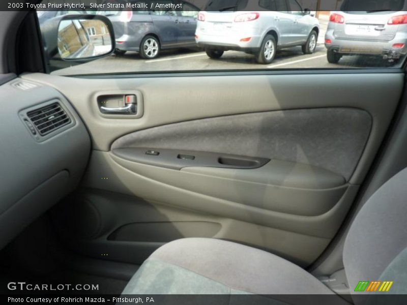 Silver Strata Metallic / Amethyst 2003 Toyota Prius Hybrid